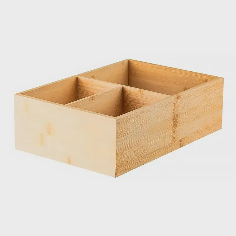 Caixa Organizadora Keep Bambu 5L 20x30x9cm COB300BMB - Ou