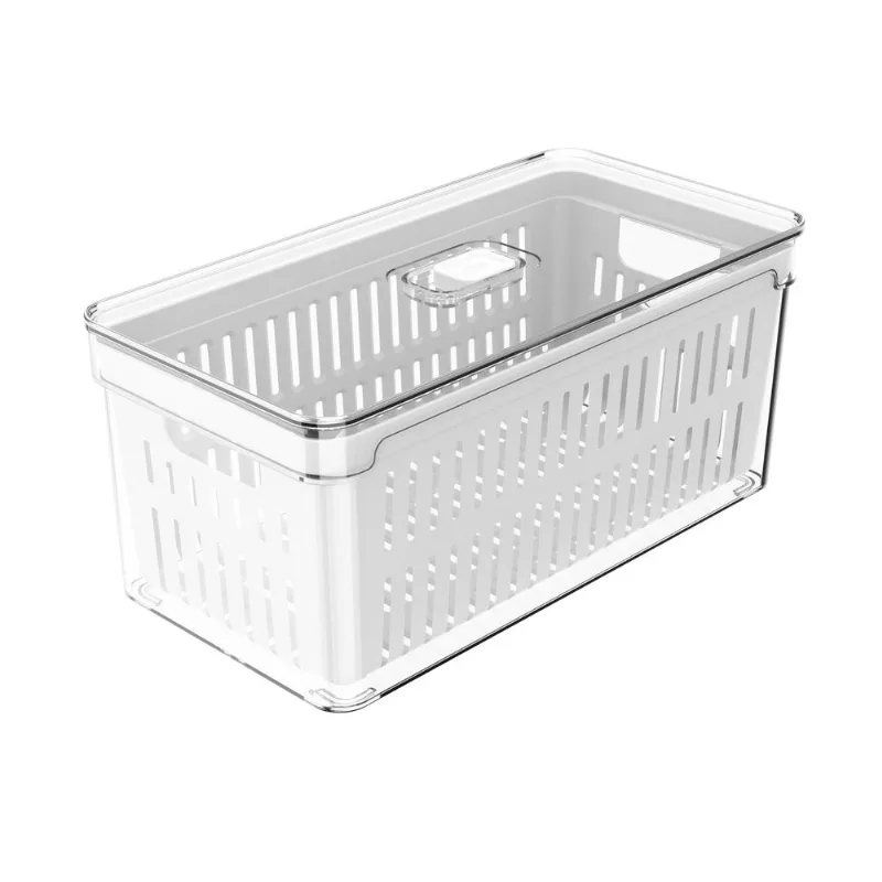 Organizador Clear fresh con cesta de 5 lts transparente