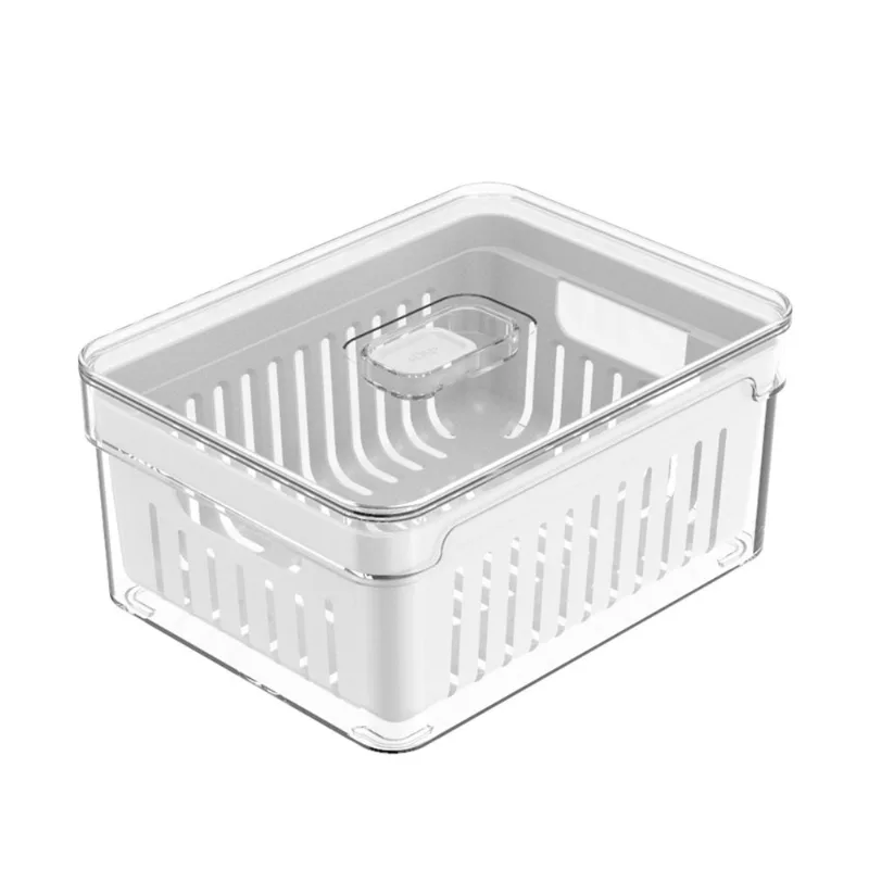 Organizador Clear fresh con cesta 2.2 lts transparente