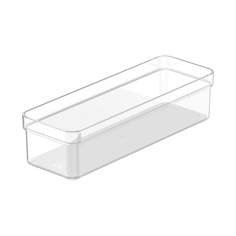 Organizador de cajón Clear 22.5x7.5x5.6 cm transparente