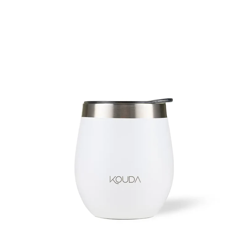 Copo Térmico Kouda Ivo - 240ml - Branco - KOUDA