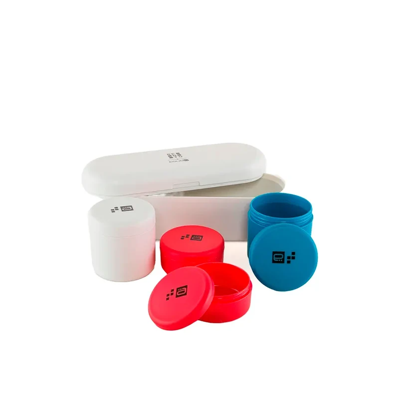 Conjunto de Porta Snacks Bento Petit - Branco