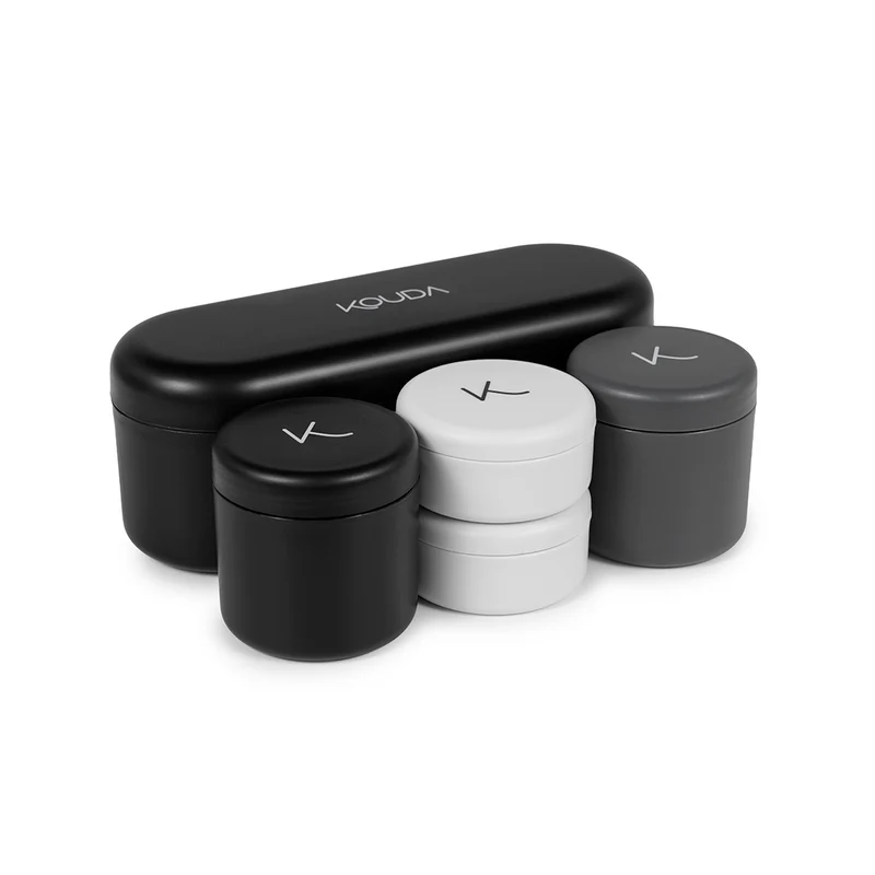 Conjunto de Porta Snacks Bento Petit - Preto