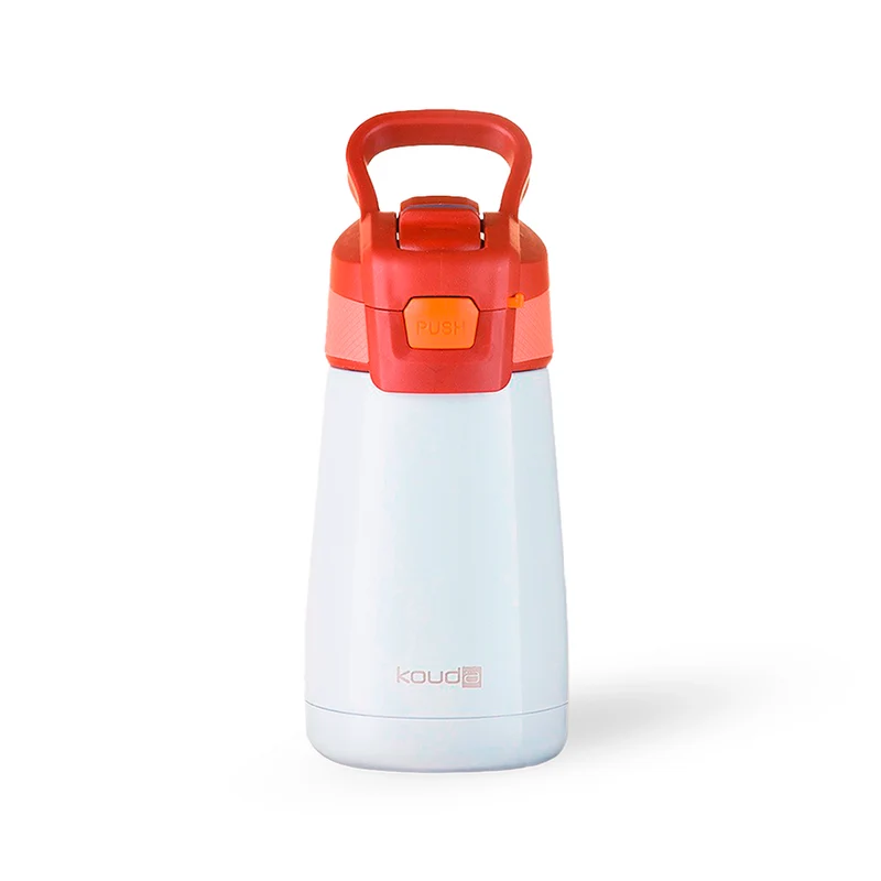 Garrafa Térmica Kouda Oka - 350ml - Branco - KOUDA