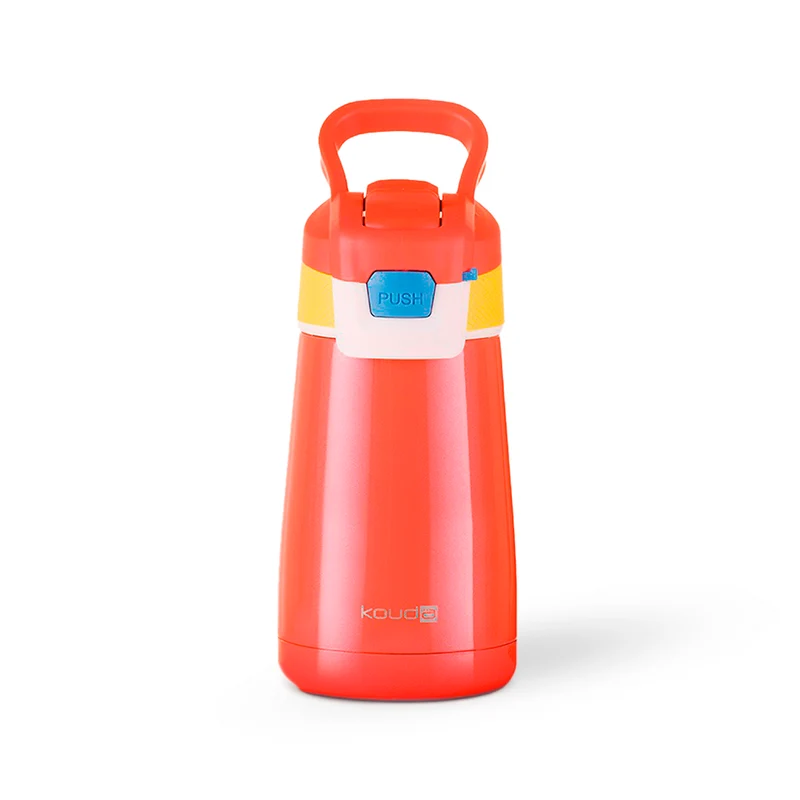 Garrafa Térmica Kouda Oka - 350ml - Laranja - KOUDA