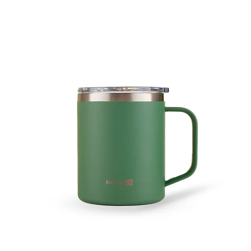 Caneca Térmica Kouda Helga - 370ml - Verde Salvia - KOUDA