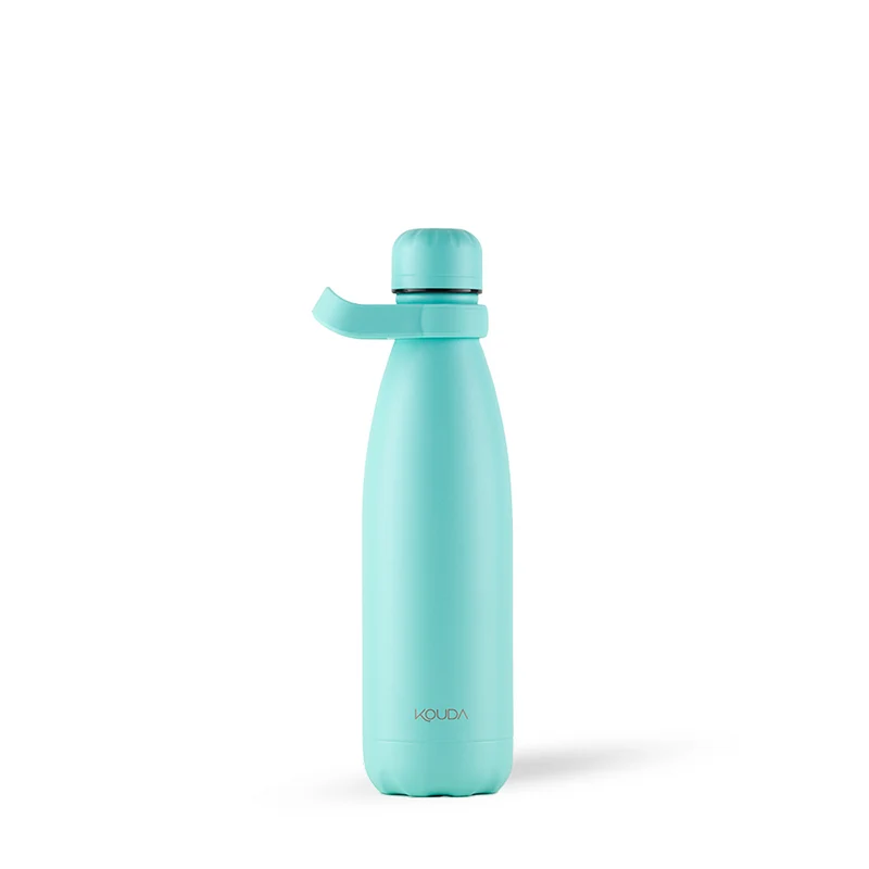 Garrafa Térmica Kouda Grey - 500ml - Verde Água - KOUDA