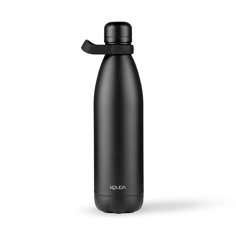 Garrafa Térmica Kouda Grey - 750ml - All Black - KOUDA