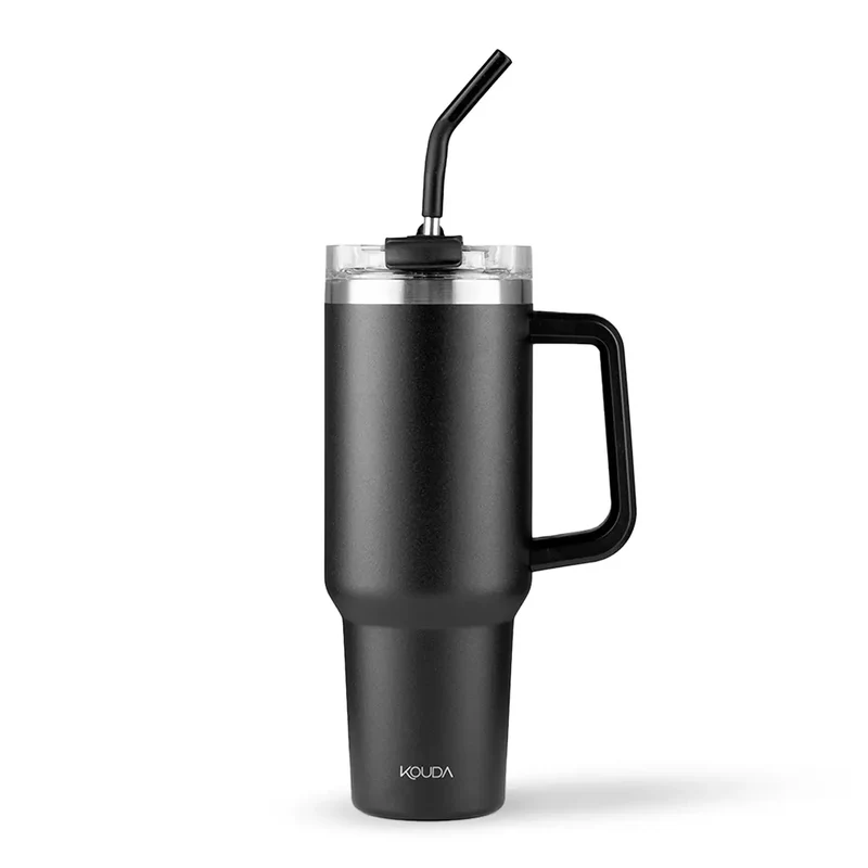 Caneca Térmica Kouda Vik - 1200ml - Preto - KOUDA