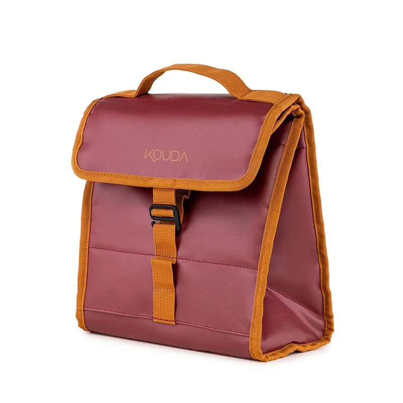 Lunch Bag Térmica Kouda Oly - 10 litros - Marsala - KOUDA
