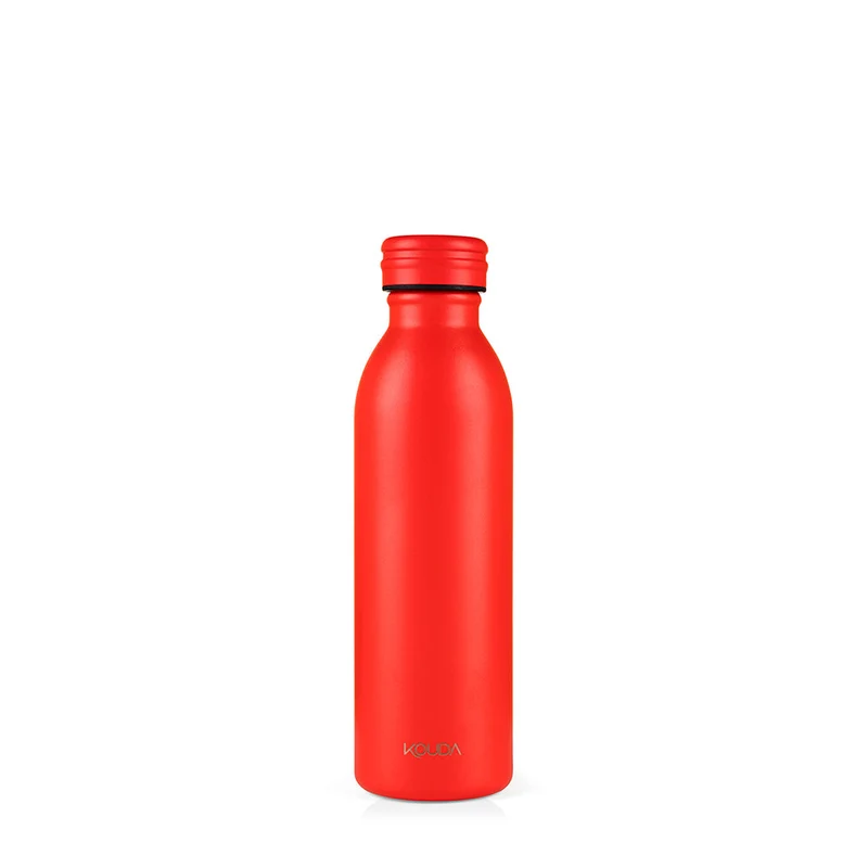 Garrafa Térmica Kouda Krios - 600ml - Vermelho - KOUDA