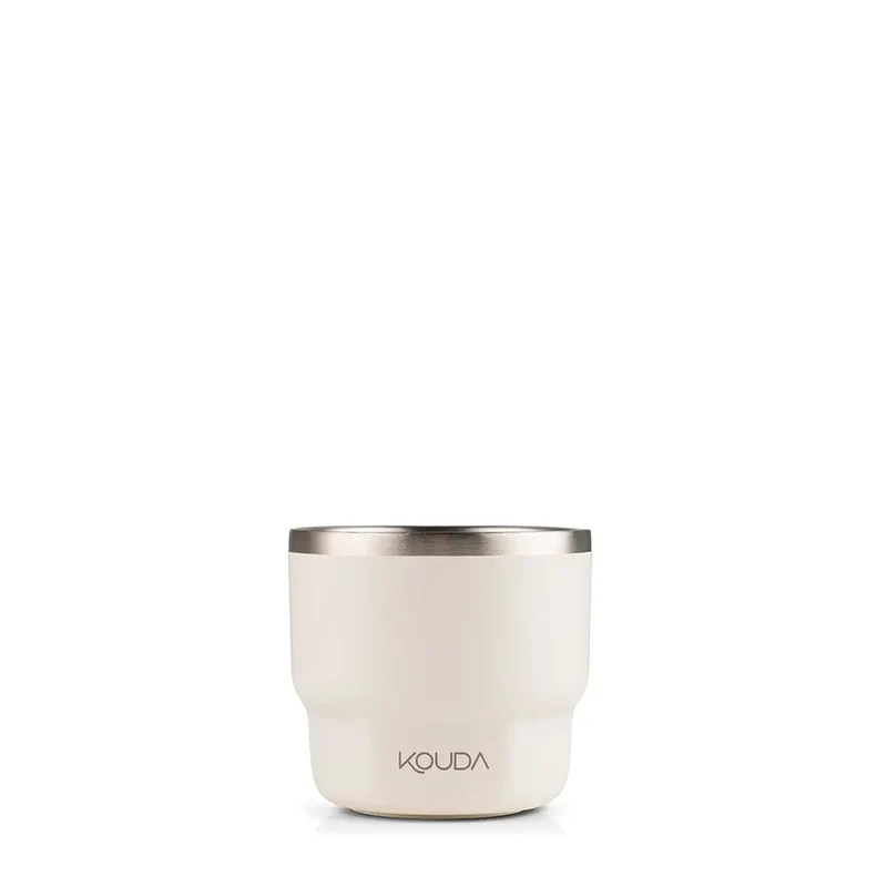 Copo Térmico Kouda Egeu - 150ml - Off White - KOUDA