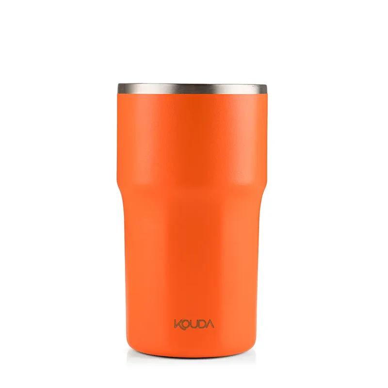 Copo Térmico Kouda Egeu - 430ml - Laranja - KOUDA