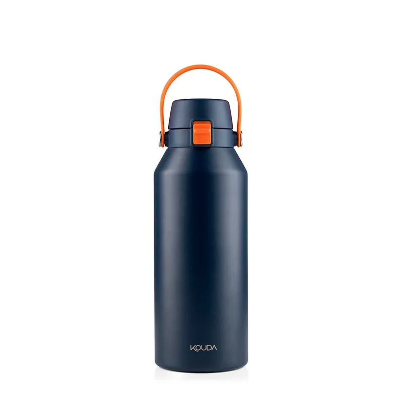 Garrafa Térmica Kouda Vega - 1 Litro - Azul - KOUDA