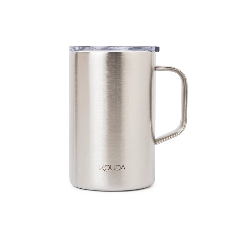 Caneca Térmica Kouda Helga - 500ml - Prata - KOUDA
