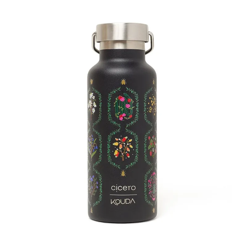 Garrafa Cicero + Kouda Martial 500ml 10357 Preta Jardim - KOUDA