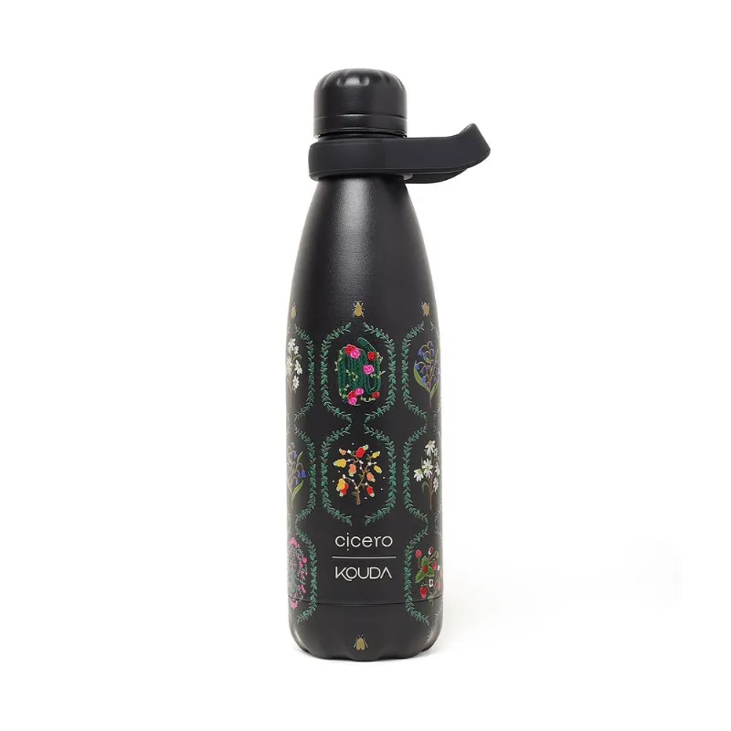Garrafa Cicero + Kouda Grey 500ml 10384 All Black Jardim - KOUDA
