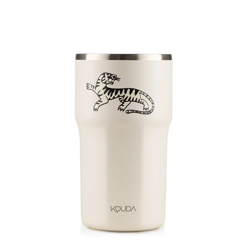 Copo Térmico Kouda Egeu - 430ml - Spirit - R Casado - Off White - KOUDA