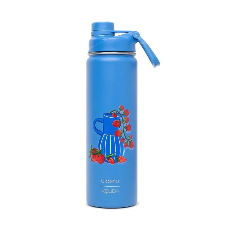 Garrafa Cicero + Kouda Ladakh 660ml 10368 Azul Frutare Arranjo - KOUDA