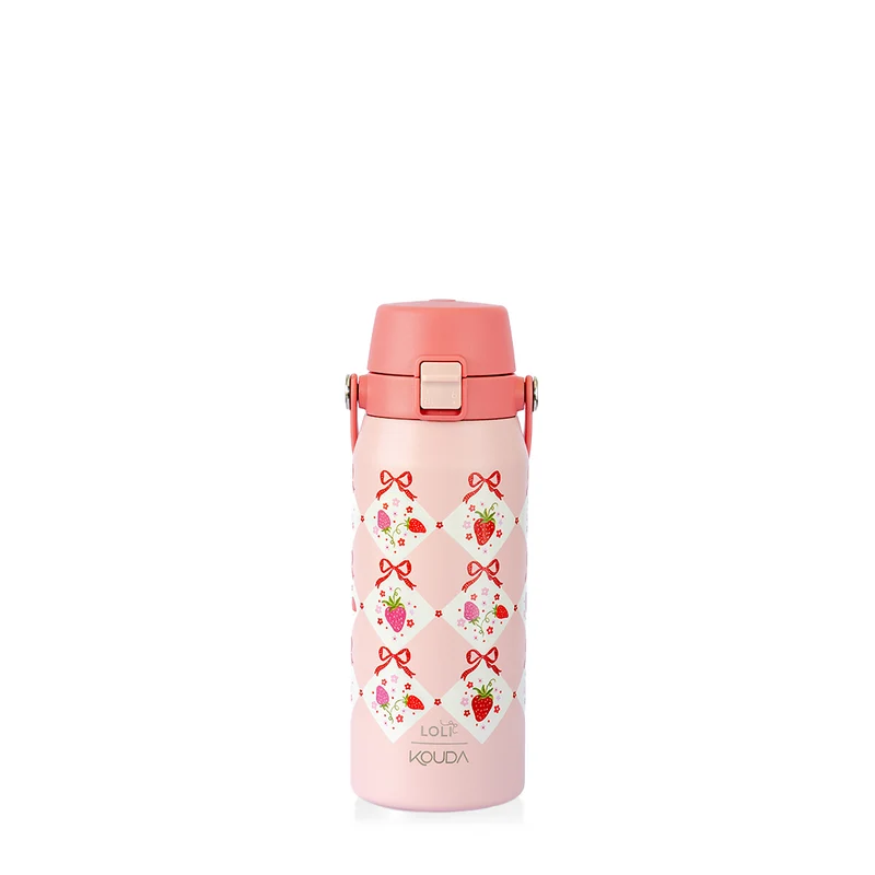 Garrafa Térmica Kouda Vega - 500ml - Lolitta - Rosa Claro - KOUDA