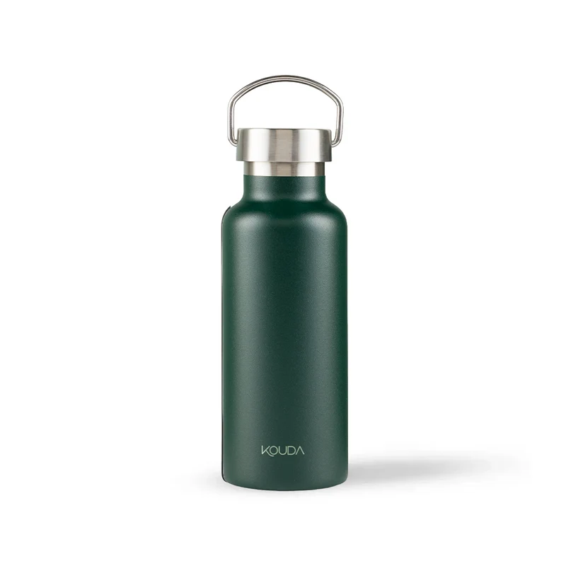 Garrafa Térmica Kouda Martial - 500ml - Verde Escuro - KOUDA
