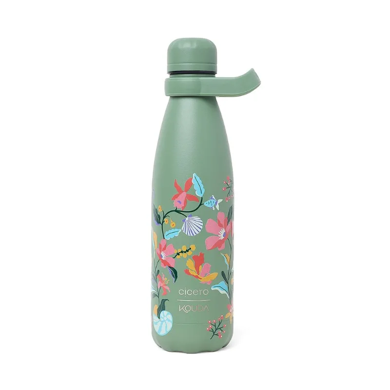 Garrafa Cicero + Kouda Grey 500ml 10384 Verde Sálvia Noronha Flora Marinha