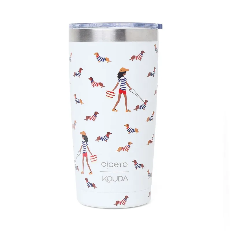 Copo Cicero + Kouda Don 500ml 10379 Branca Petit Amor