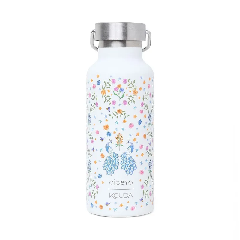 Garrafa Cicero + Kouda Martial 500ml 10357 Branca Relicário Off White