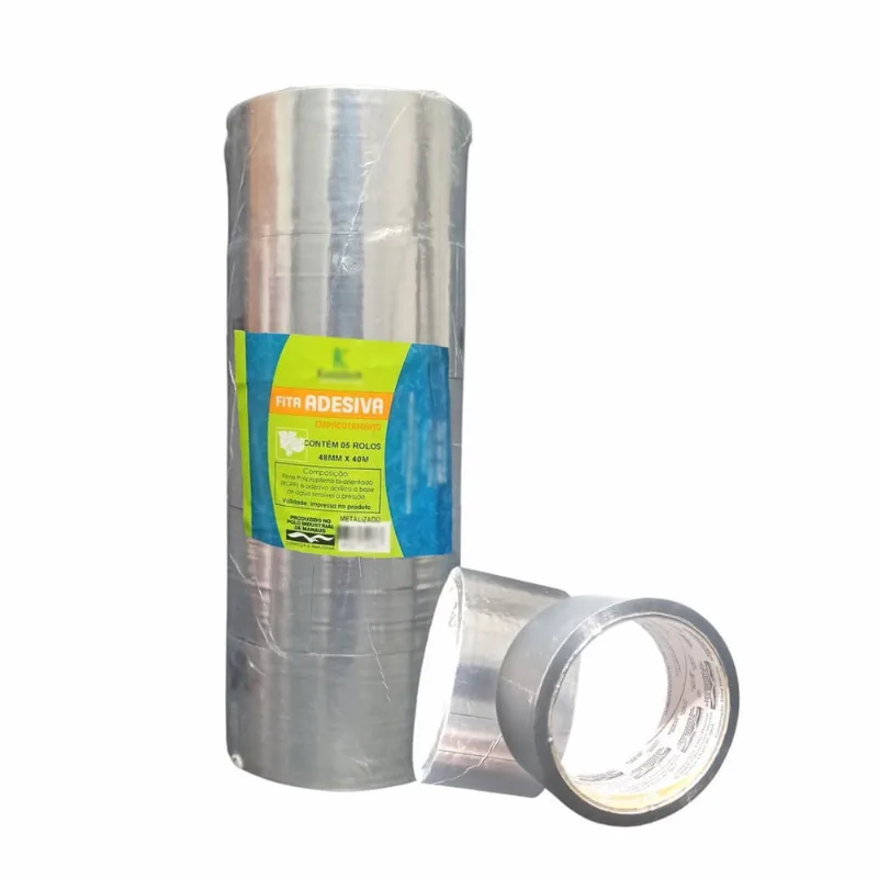 Fita Adesiva Metal Tamanho:48X40M Pc Com 5Rl