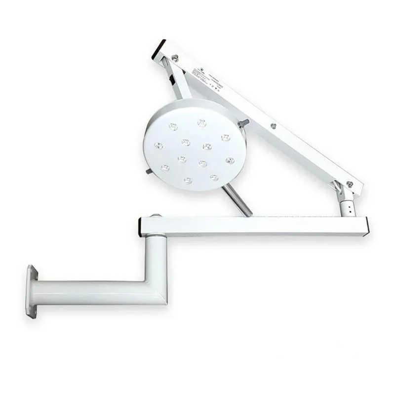 Foco Cirúrgico 12 Leds Bicolor Luz Quente E Fria - Parede