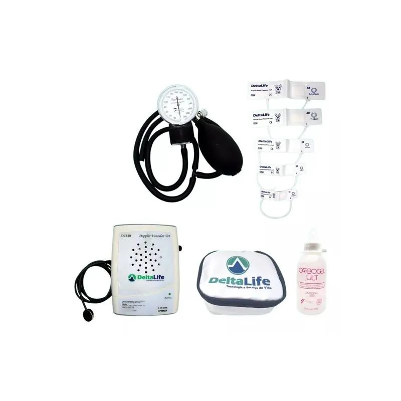 Kit Doppler Vascular Com Esfigmomanômetro Aneróide Vet