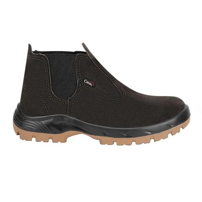 Botina Segurança Crival Agro Nobuck Pu Bidensidade Ca40099 Café Plus Biqueira Pvc