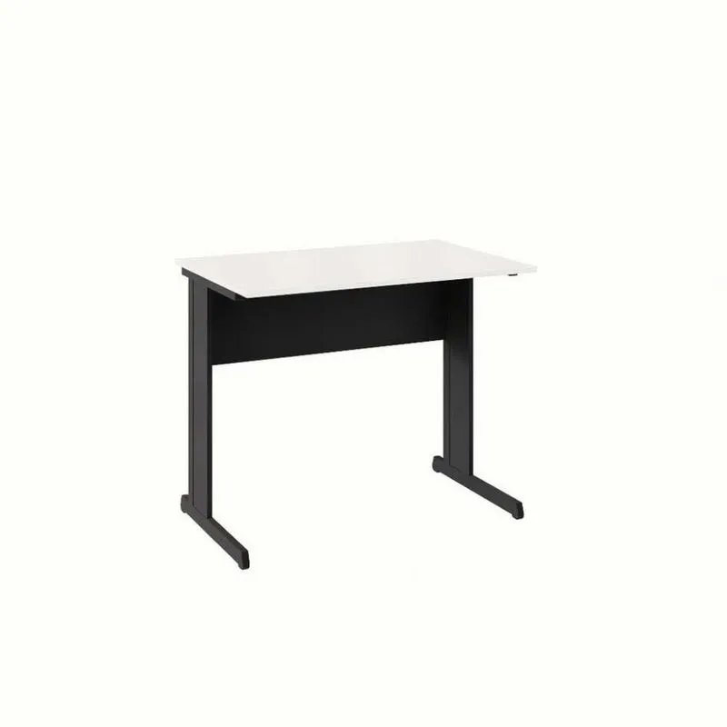 Escrivaninha New City Cinza e Preta 90 cm