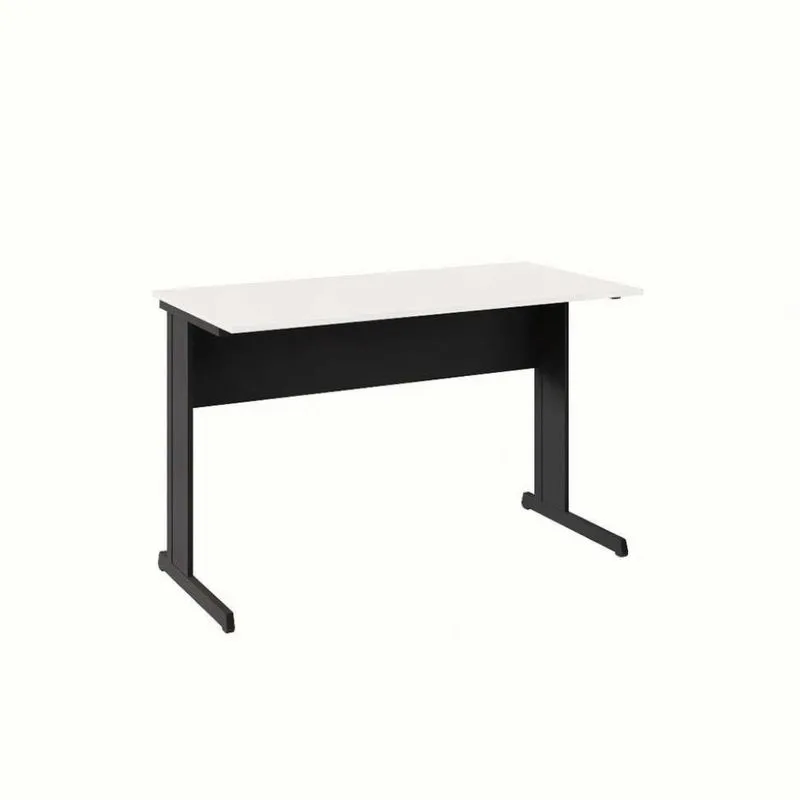 Escrivaninha New City Cinza e Preta 120 cm
