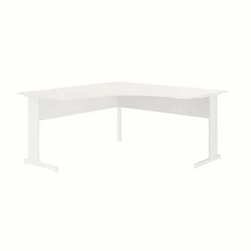 Mesa de Escritório em L New City Cinza 160 cm