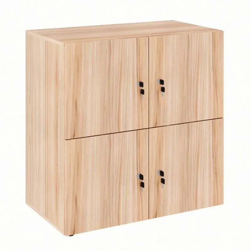 Armário Locker 4 Portas com Fechadura Modern Design Module MDP Calvi