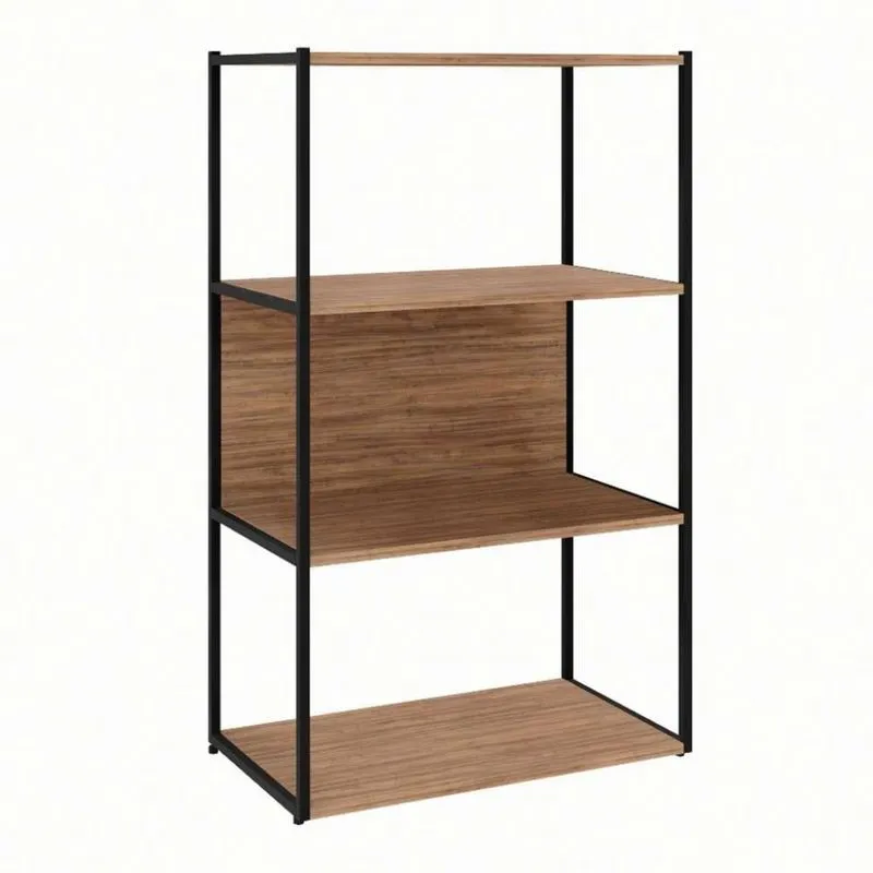 Estante Modern Design Shelf Metal e MDP 105cm Preto