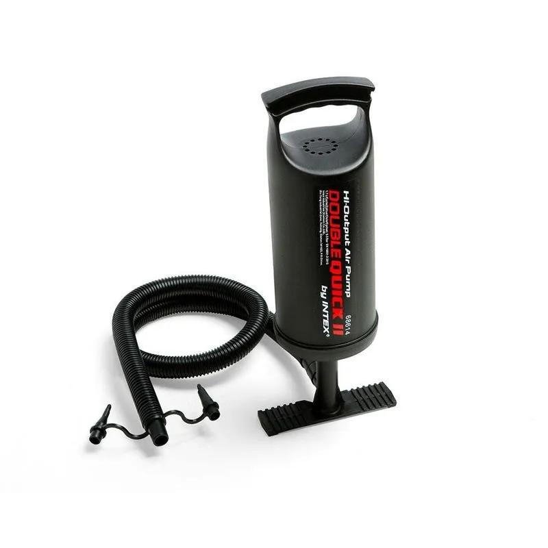 Bomba Média De Ar Manual Double Quick Preto Intex 68614 (usado)