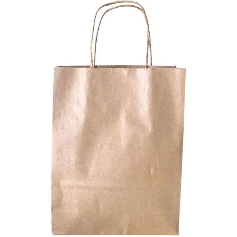 Sacola para Presente KRAFT M 25,5X19,5X8CM PCT.C/10