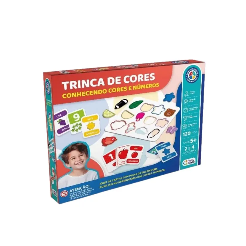 Trinca de Cores Conhecendo Numeros Pais e Filhos