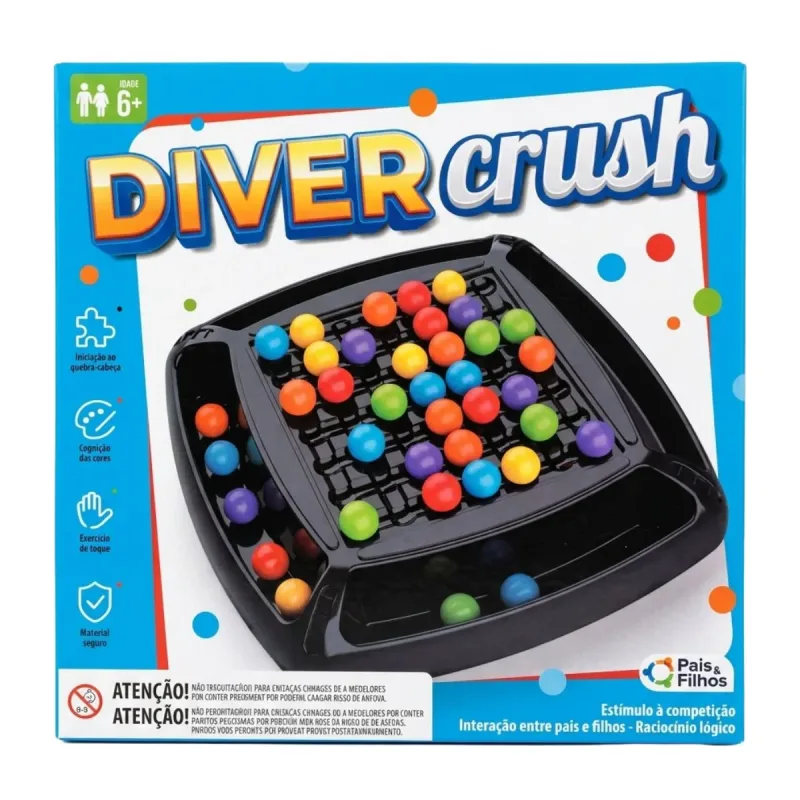 Brinquedo Pais e Filhos Diver Crush com 1 Unidade
