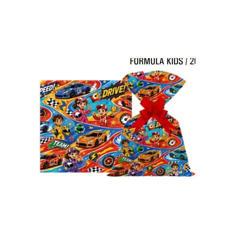 SACO DE PRESENTE PEROLA 206-FORMULA KIDS GALA EMBALAGENS
