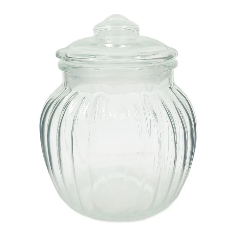 Pote C/ Tampa 600ml em Vidro Flashgoods