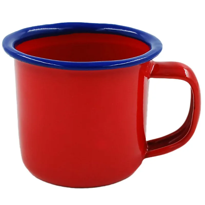 Caneca Esmaltada 150ml em Metal FlashGoods-Vermelho