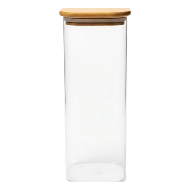 Pote Hermético 2L c/ Tampa em Bambu - Flashgoods