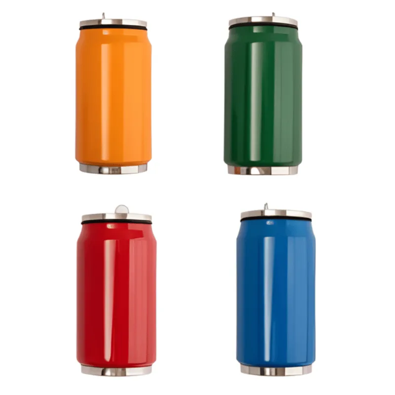 Garrafa Latinha Inox 300ml - Cores Sortidas - F5316