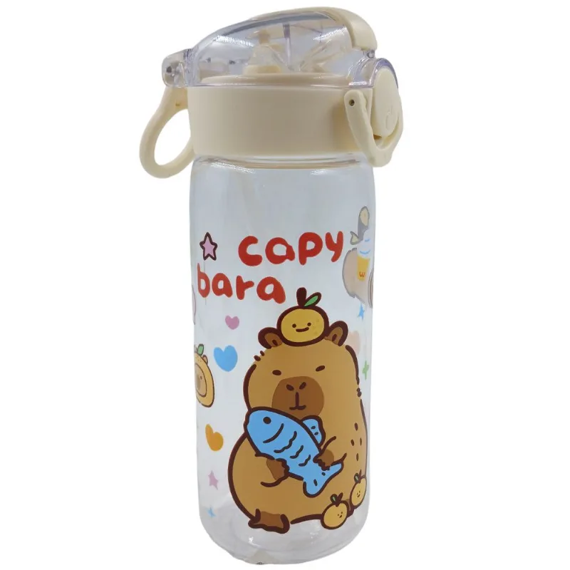 Garrafa Capivara C/ Alça 400ml em Plástico Flashgoods-Modelo 1