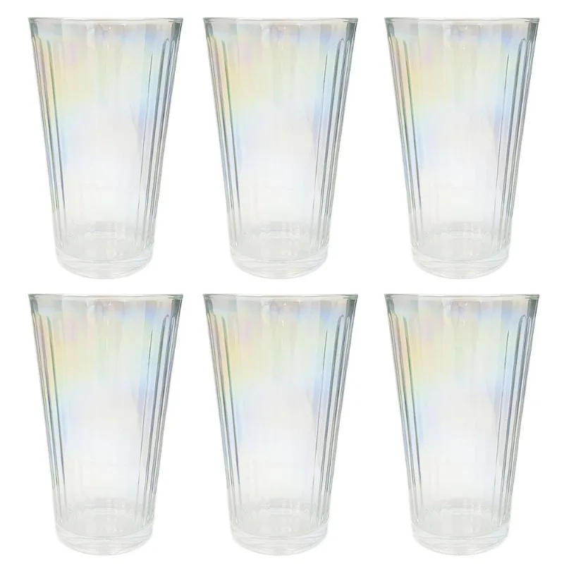 Jogo de Copo 6 Peças 410ml em Vidro Flashgoods