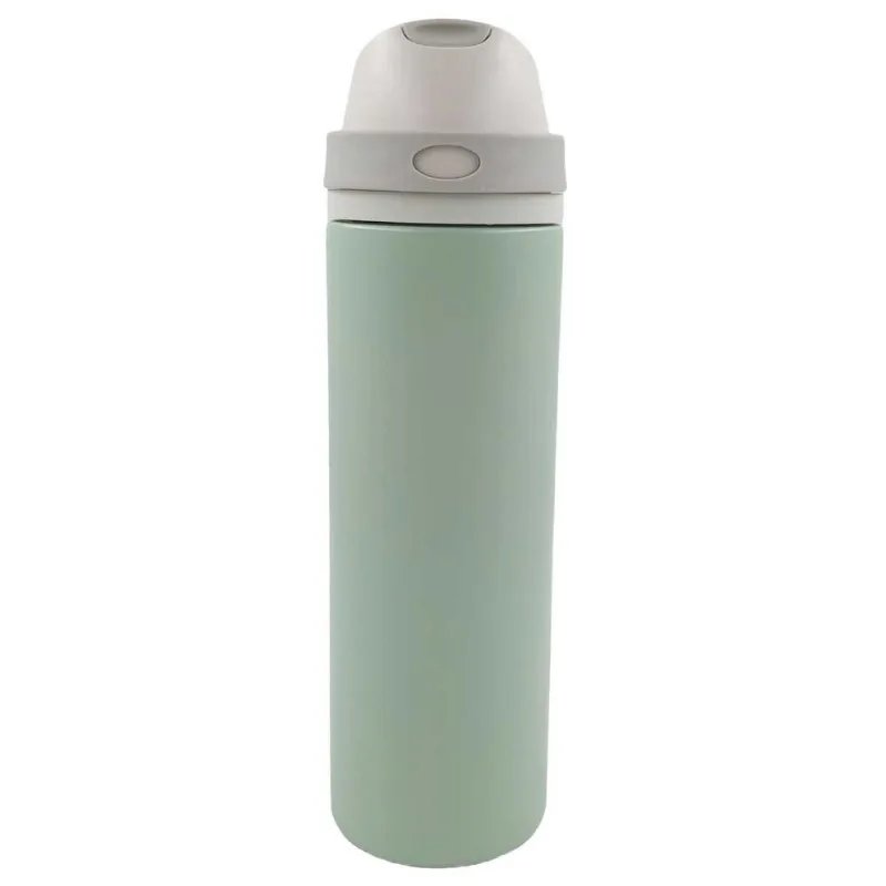 Garrafa Térmica C/ Alça 750ml em Aço Inox Flashgoods-Verde