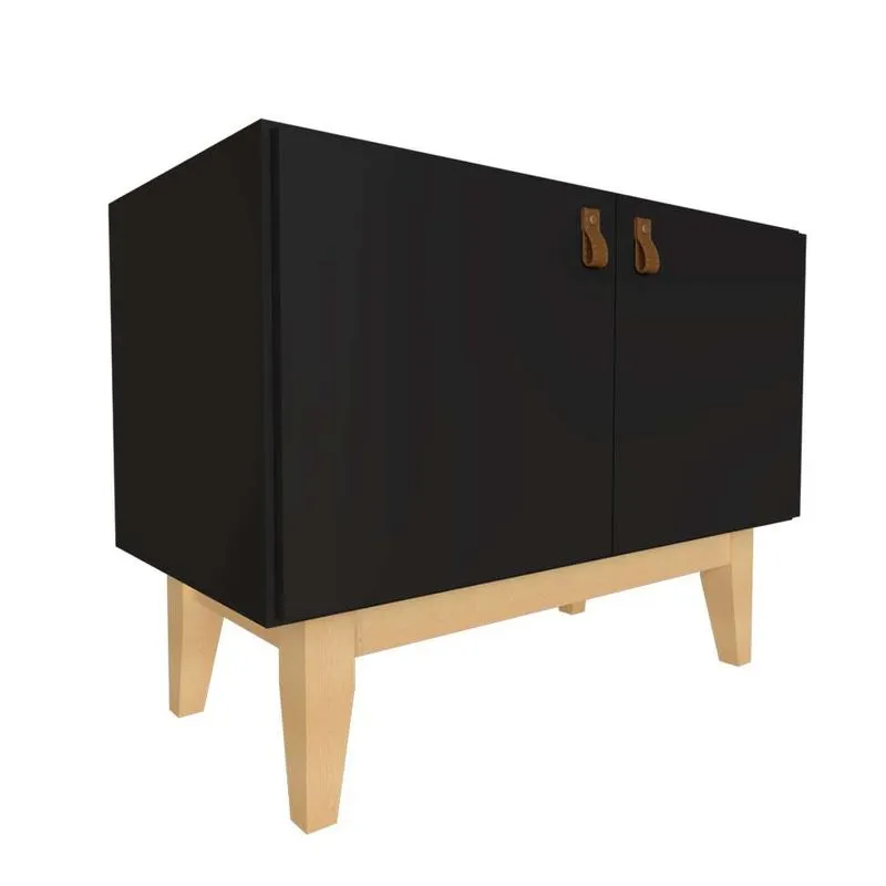 Armário Infantil Tango 2 pt Preto